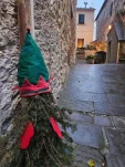 presepi nel paese di Sasso Pisano